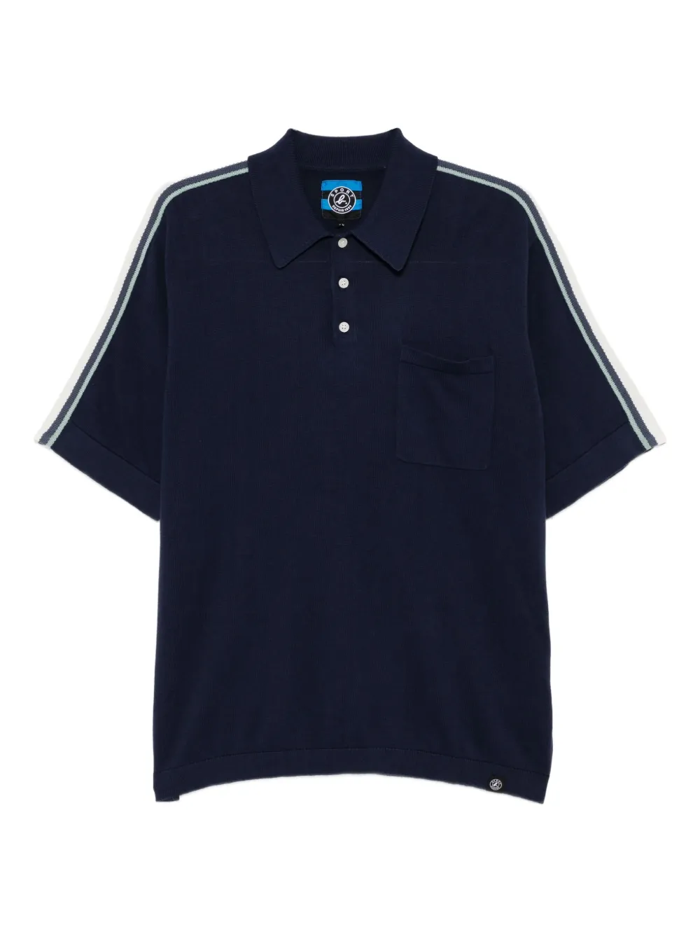SPORT b. by agnès b.  knitted polo shirt | Blue | Image 1