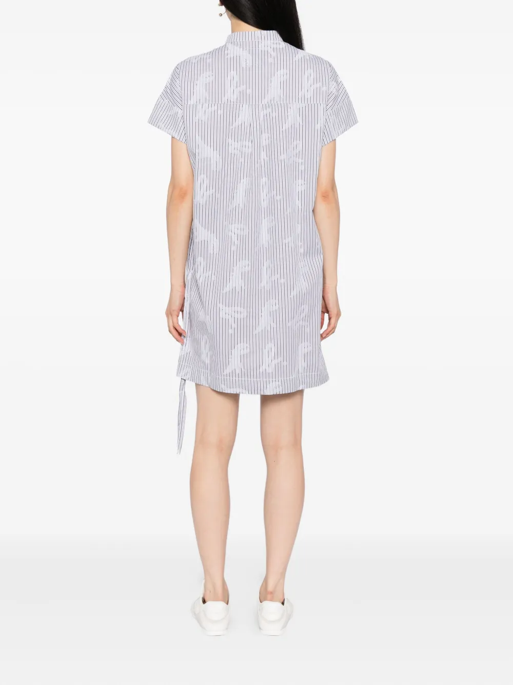 Sport B. By Agnès B. Logo-printed Dress In Gray