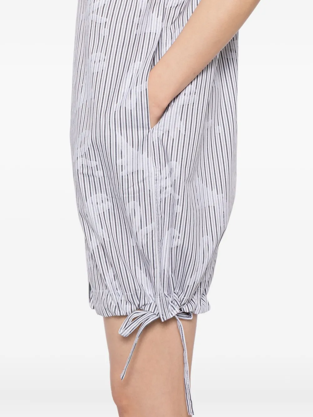Sport B. By Agnès B. Logo-printed Dress In Gray