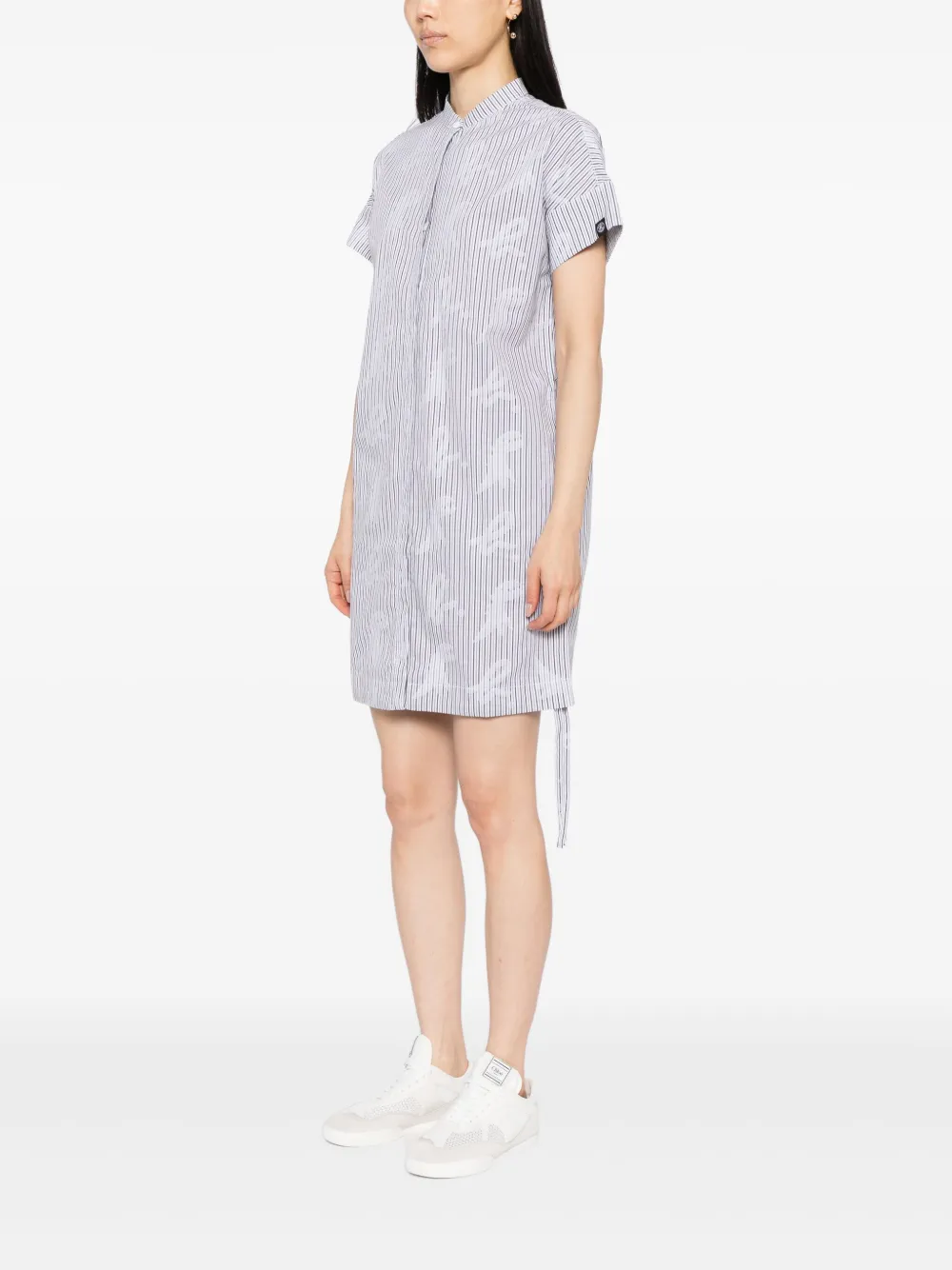 Sport B. By Agnès B. Logo-printed Dress In Gray