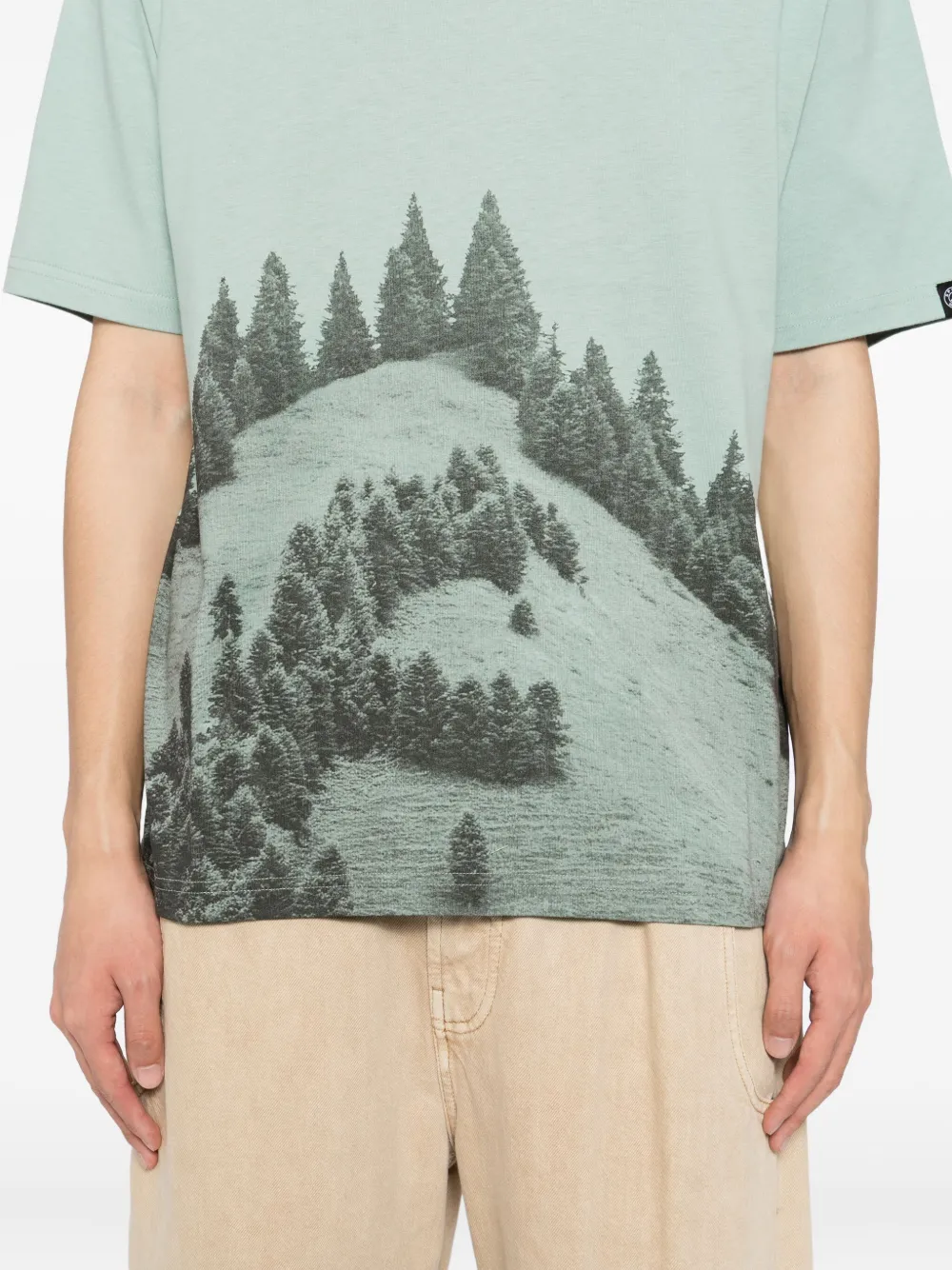 Sport B. By Agnès B. Dino Forest T-shirt In Green