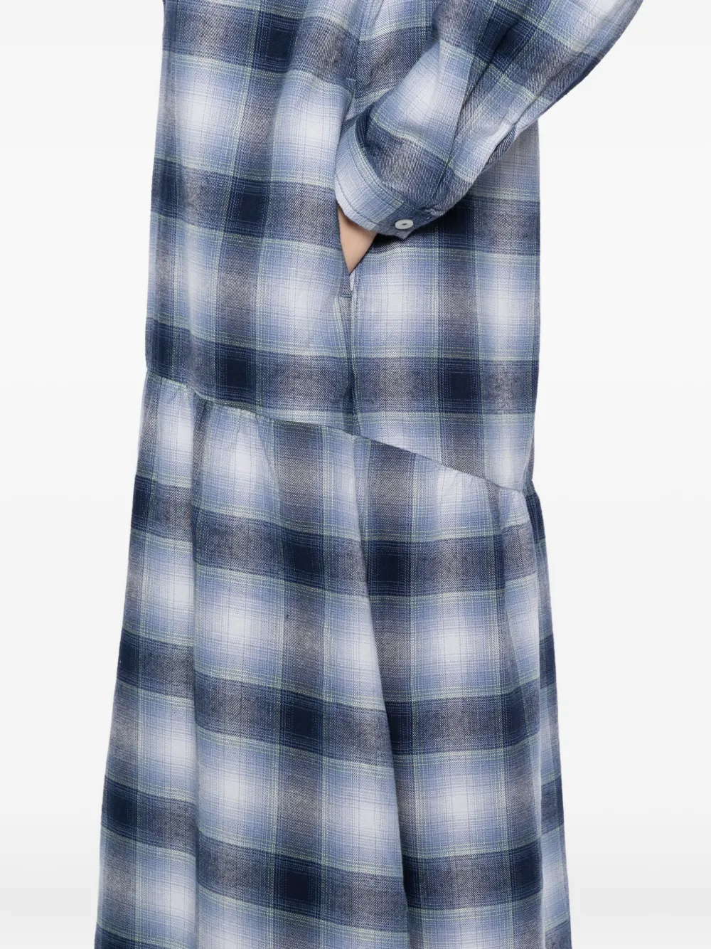 Sport B. By Agnès B. Checkered-print Dress In Blue