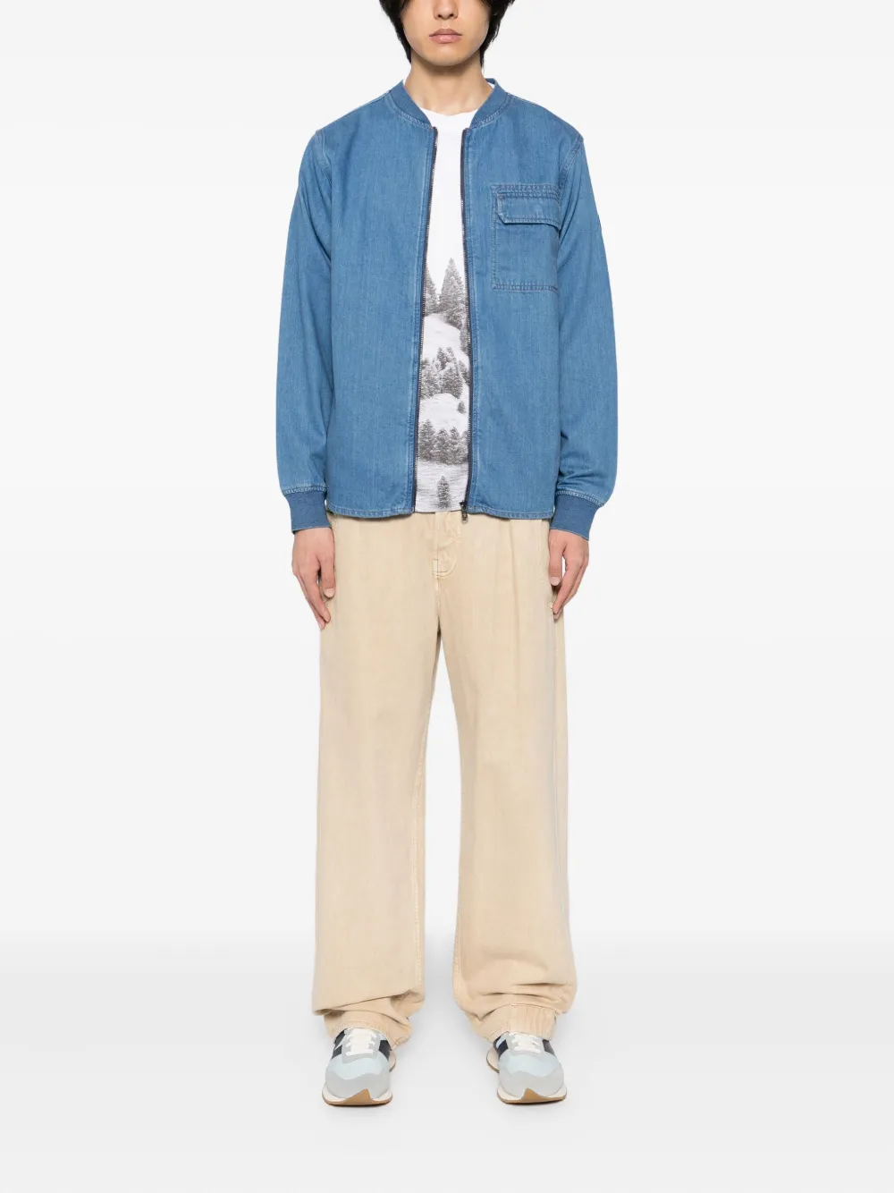 SPORT b. by agnès b.  logo-patch jacket | Bomber Jackets | Image 2