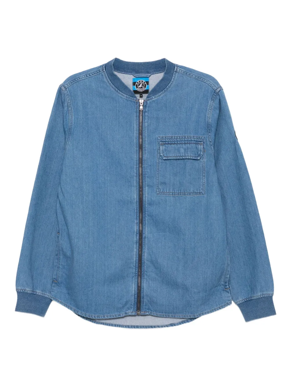 SPORT b. by agnès b.  logo-patch jacket | Blue | Image 1