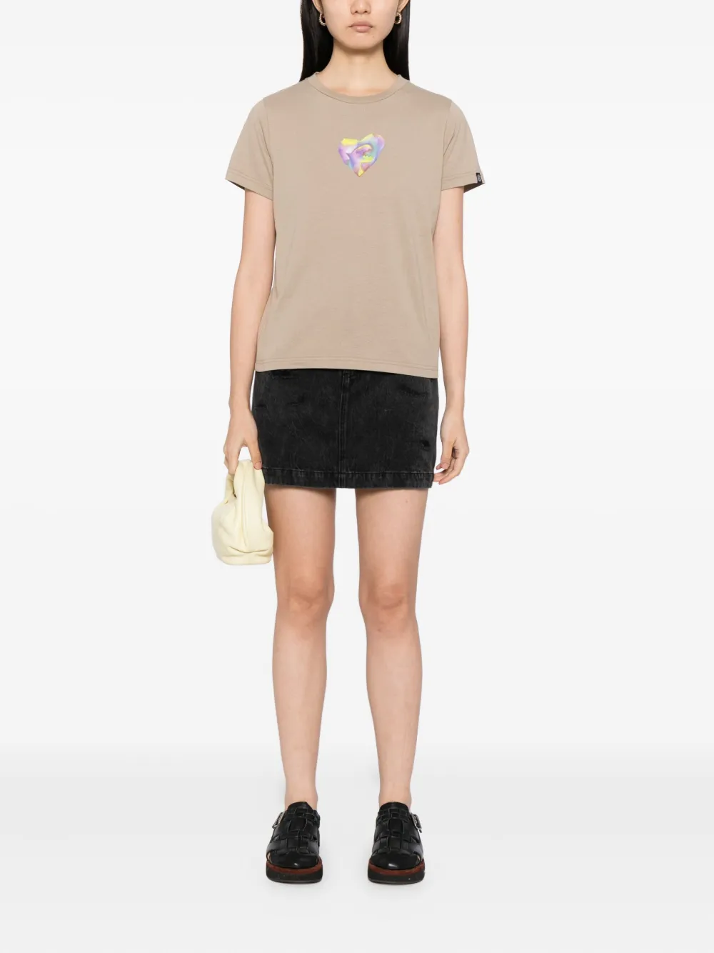Sport B. By Agnès B. Heart Dino T-shirt In Neutral