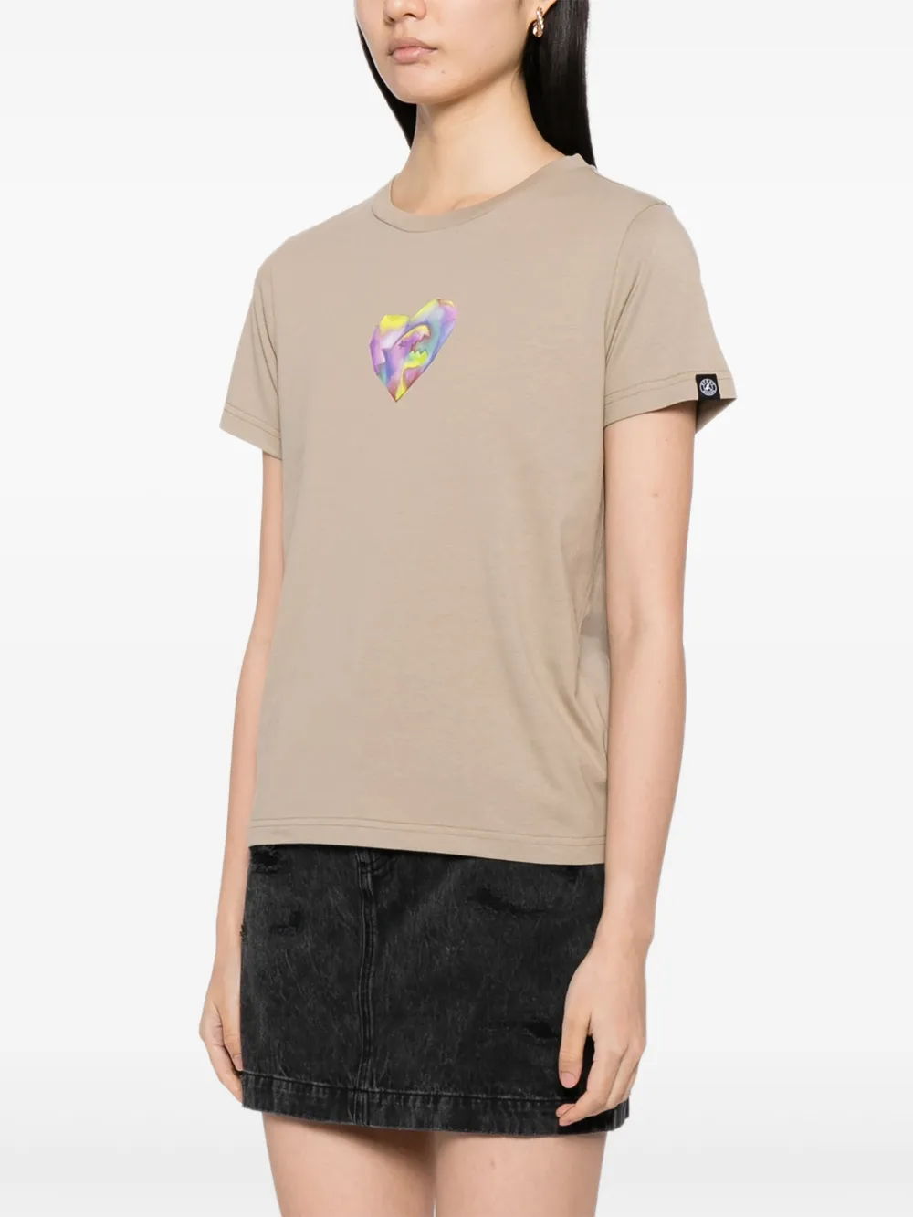 Sport B. By Agnès B. Heart Dino T-shirt In Neutral