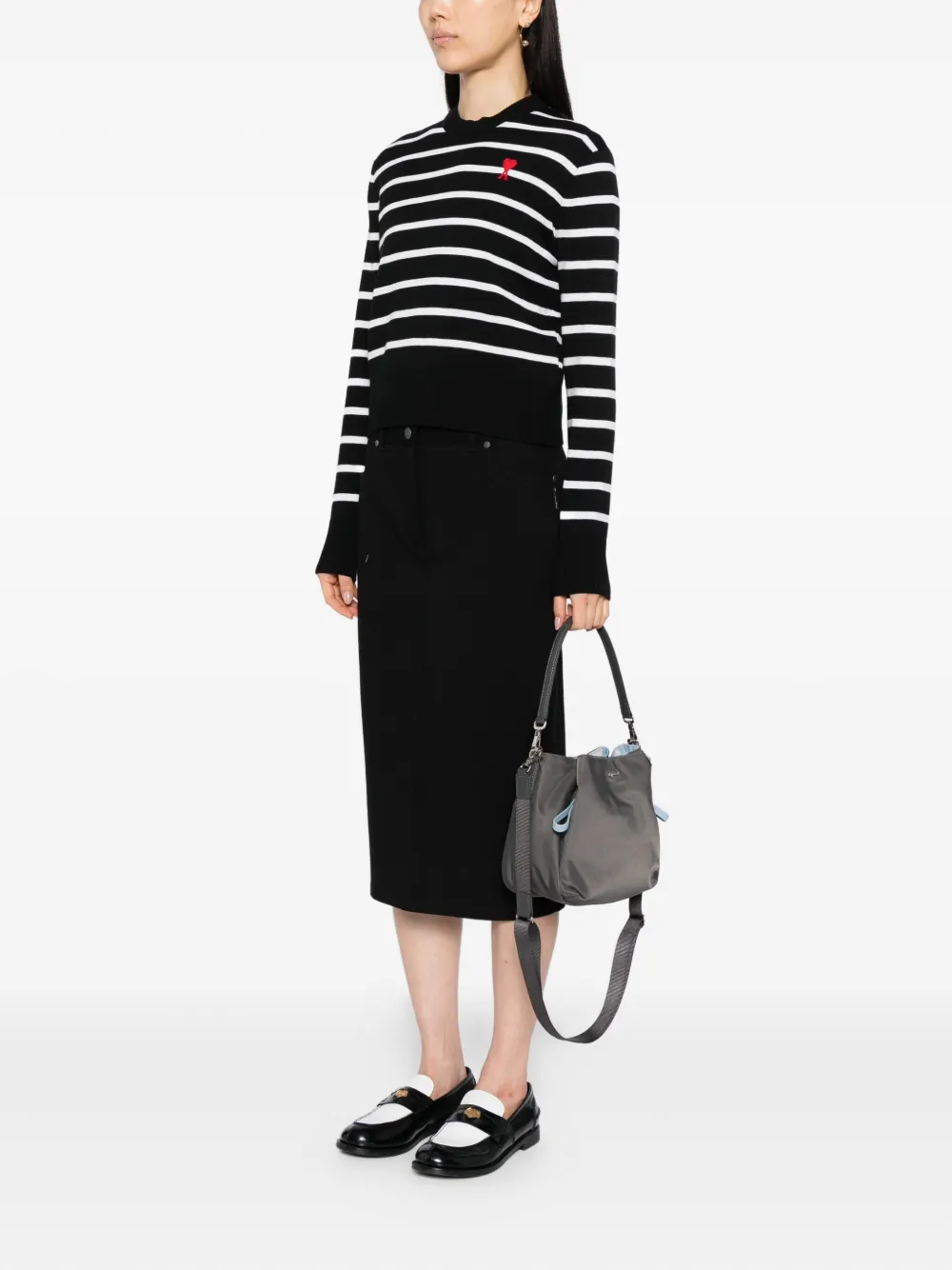 Agnès B. 2-way Tote Bag In Gray