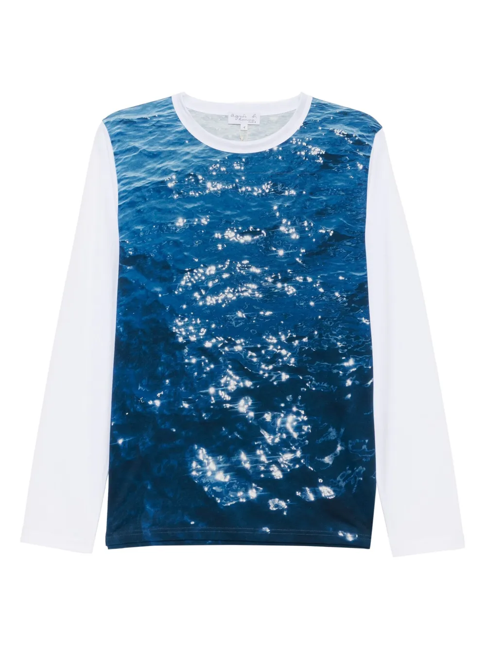 agnès b.  sea-print T-shirt | Blue | Image 1