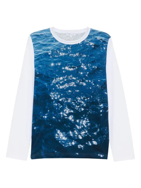agnès b.  sea-print T-shirt