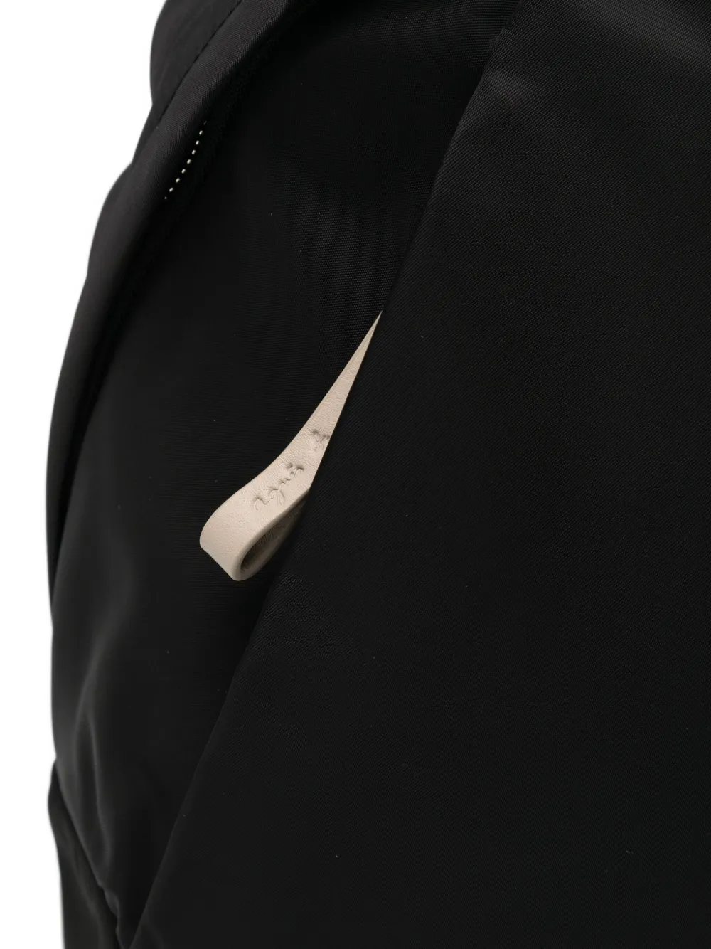 Agnès B. Logo-plaque Backpack In Black