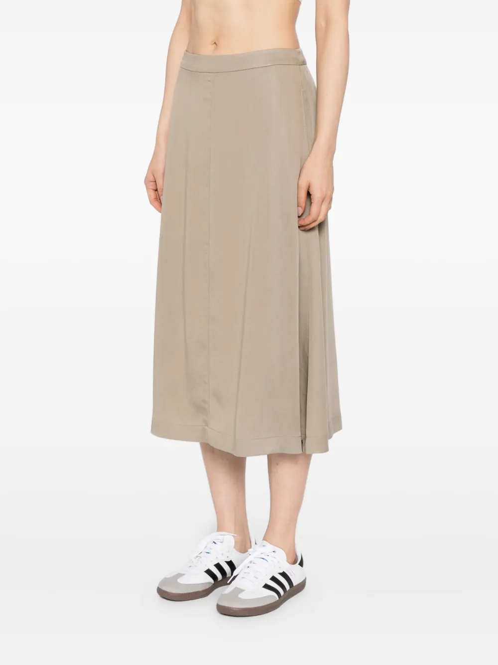 Sport B. By Agnès B. A-line Midi Skirt In Neutral