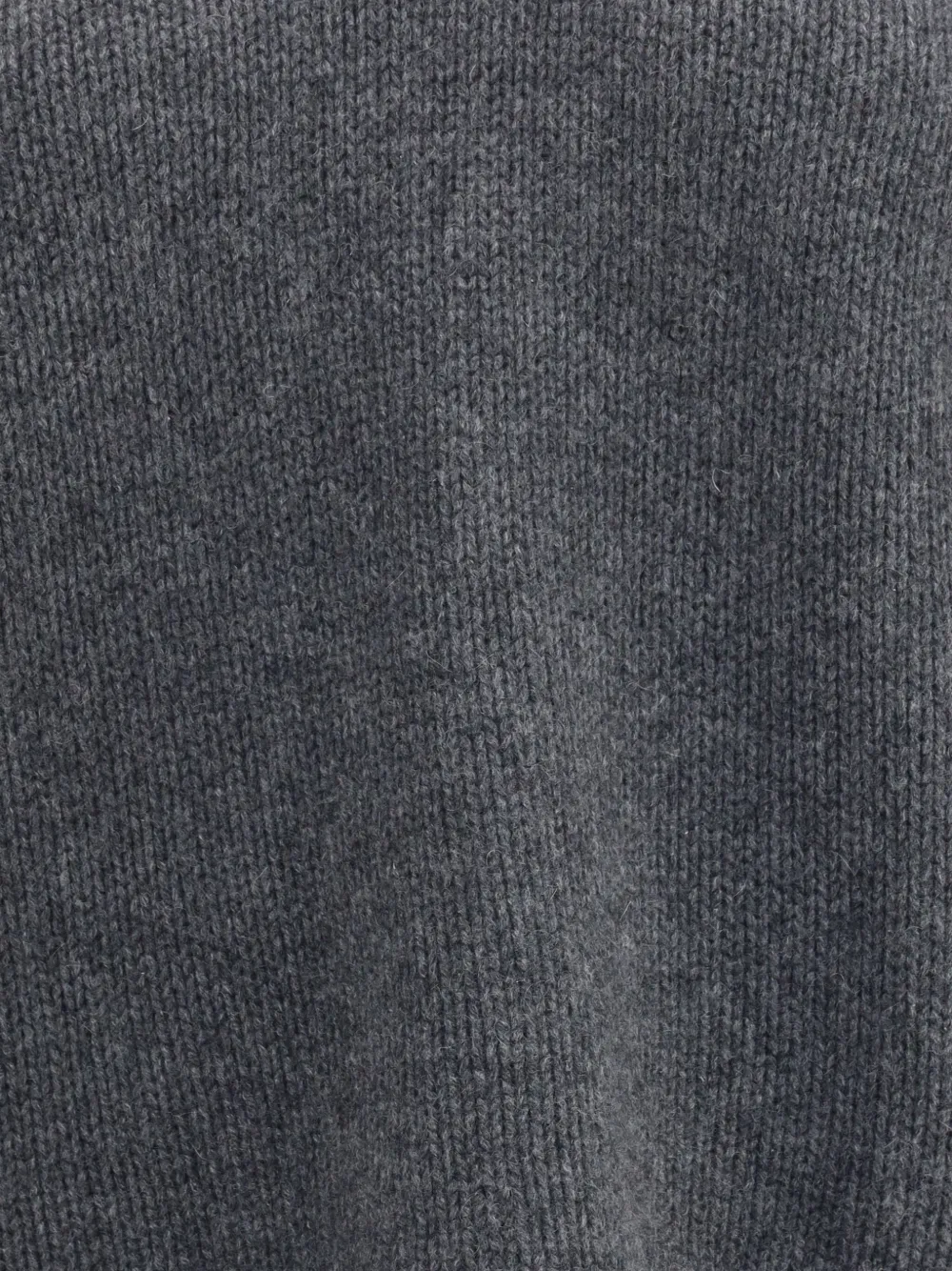Loulou De Saison Derry Cashmere U-neck Sweater In Gray