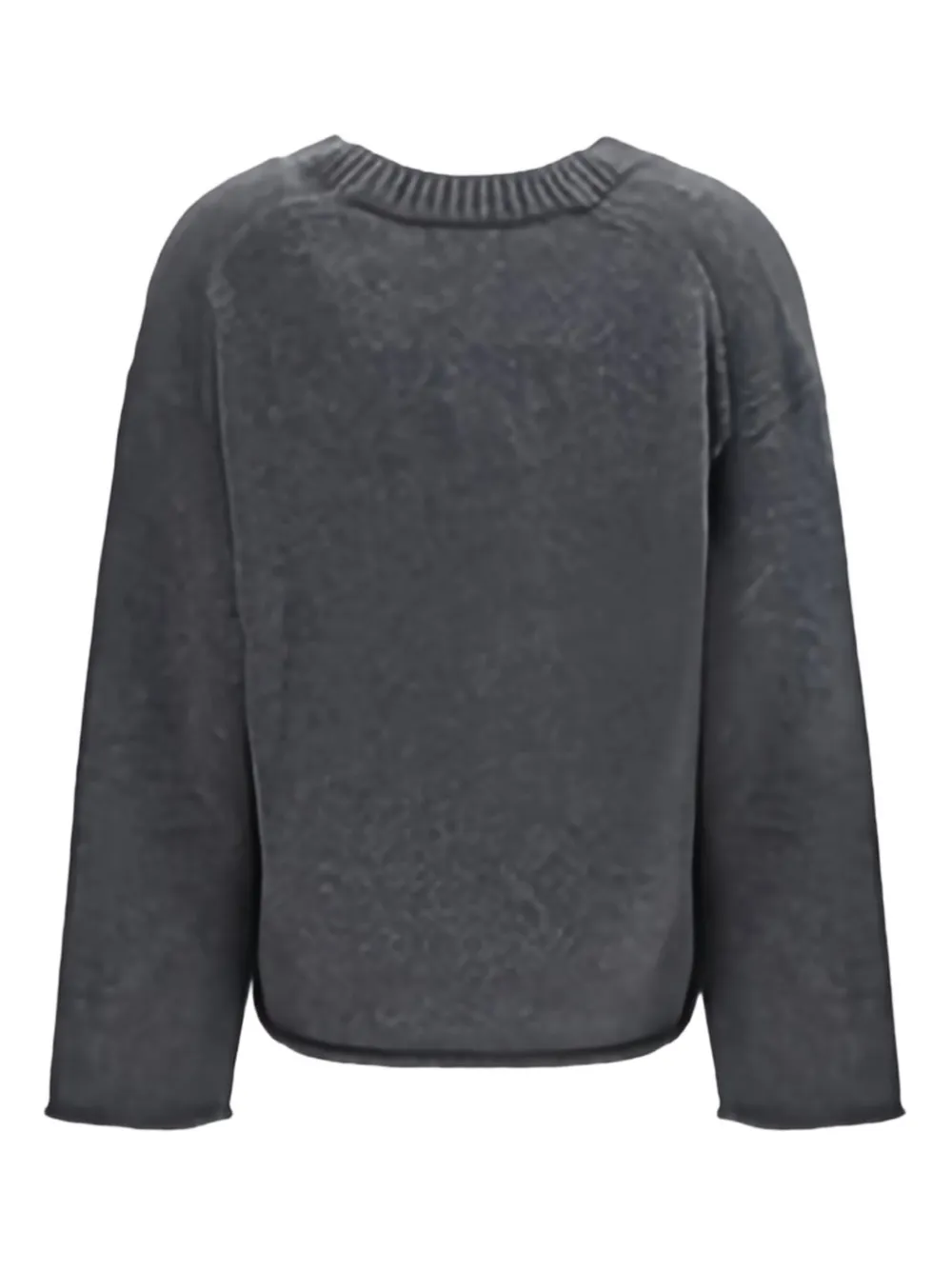 Loulou De Saison Derry Cashmere U-neck Sweater In Gray