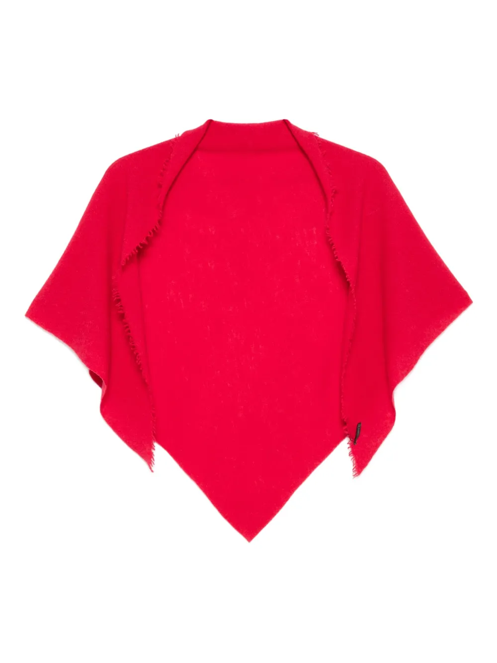 Faliero Sarti frayed-edge scarf | Red | Image 1
