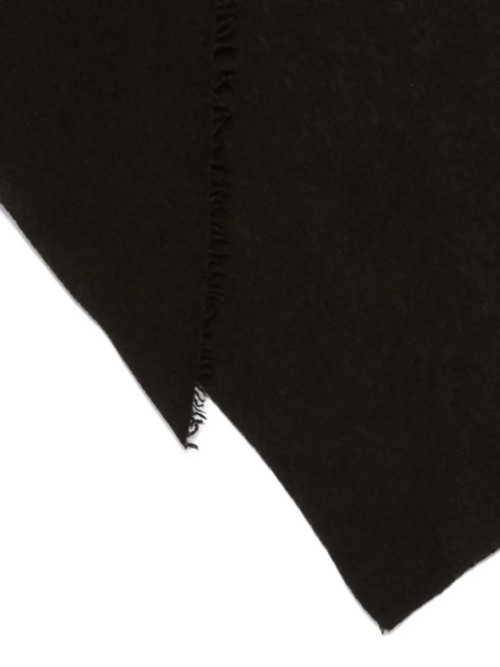 Faliero Sarti Frayed-edge Shawl In Black