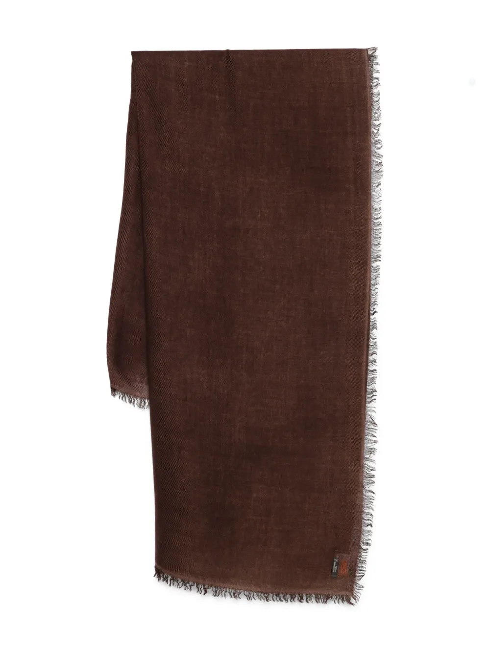 Faliero Sarti Chal Veria Fringed Scarf In Brown