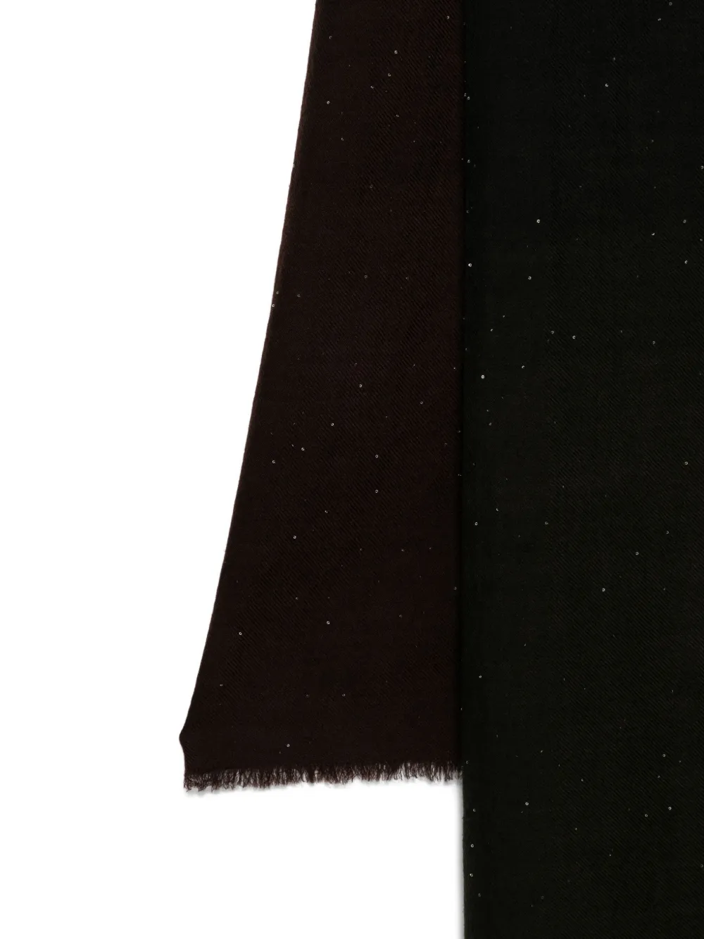 Faliero Sarti Speckled Scarf In Black