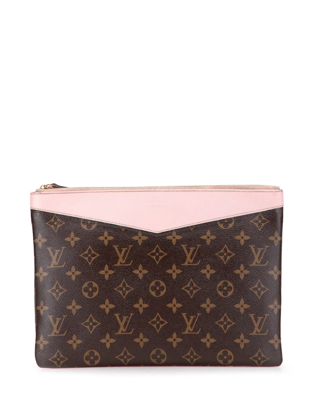 Louis Vuitton Pre-Owned 2018 Monogram Daily Pouch clutch bag - ブラウン Louis Vuitton Pre-Owned 2018 Monogram Daily Pouch clutch bag - ブラウン