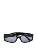 CHANEL Pre-Owned 2000-2020s CC-logo rectangle sunglasses - Black