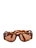 CHANEL Pre-Owned 1990s CC-logo sunglasses - Brown