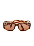 CHANEL Pre-Owned 1990s CC-logo sunglasses - Brown