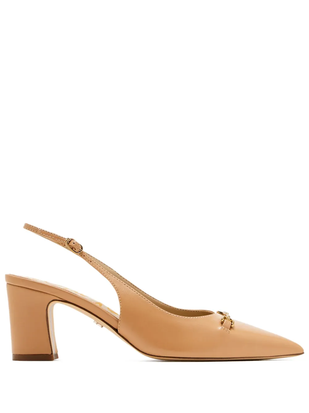 Sam Edelman 70 mm Waller slingback pumps Beige