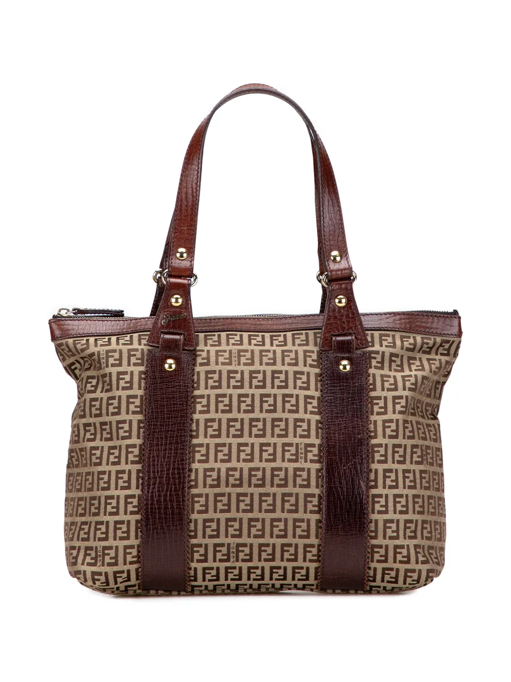 Fendi Pre-Owned 2000-2010 Zucchino Canvas tote bag - ブラウン Fendi Pre-Owned 2000-2010 Zucchino Canvas tote bag - ブラウン
