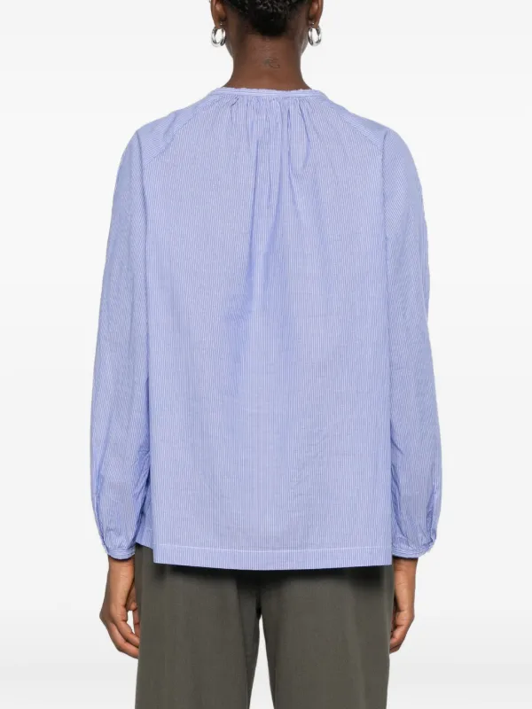 6397 ストライプ ブラウス | ブルー | FARFETCH JP