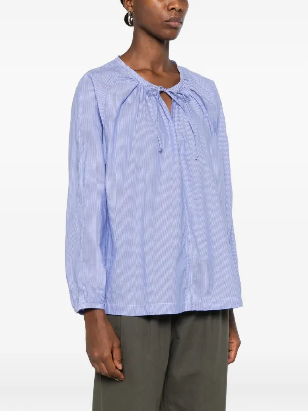 6397 ストライプ ブラウス | ブルー | FARFETCH JP