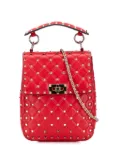 Valentino Garavani Pre-Owned 2000-2017 Nappa Rockstud Spike Vertical satchel - Red