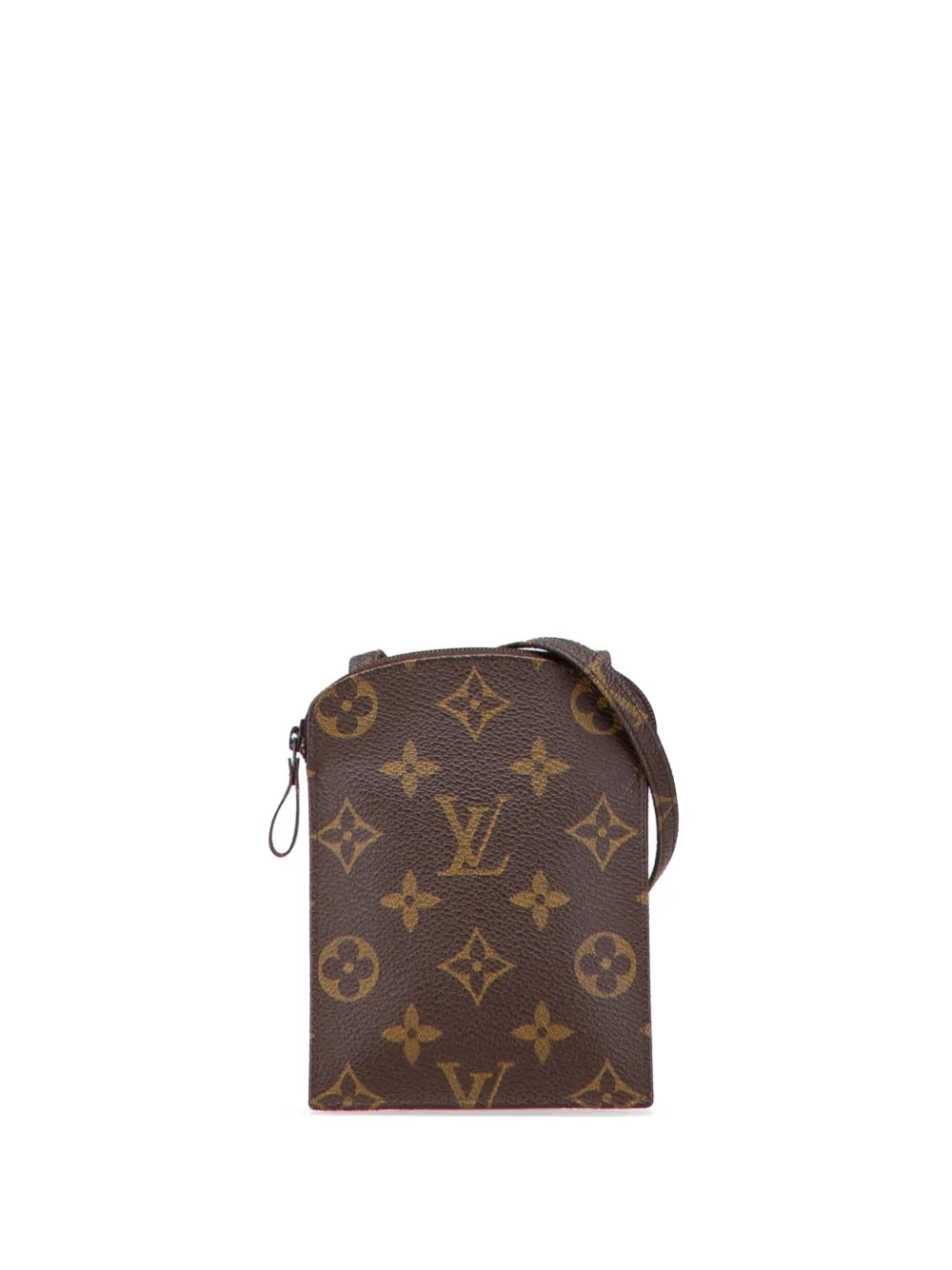Louis Vuitton Pre-Owned 1990 Monogram Pochette Secret Passport Holder Louis Vuitton Pre-Owned 1990 Monogram Pochette Secret Passport Holder