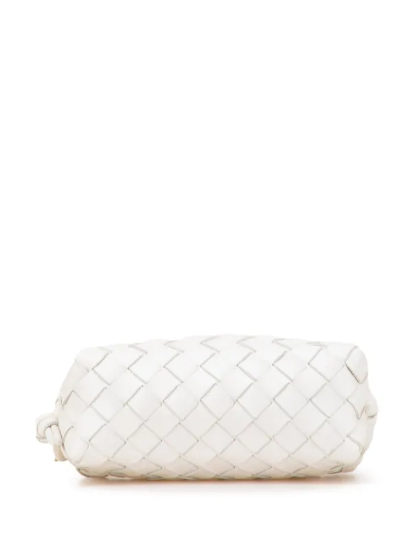 極美品 BOTTEGA VENETA イントレチャート  ミニボストンレザー 白 楽天市場】【中古】ボッテガヴェネタ パデッドカセット マキシ