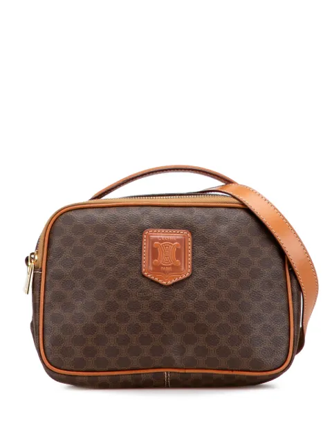 Celine Pre-Owned 1996 Macadam Coated Canvas satchel