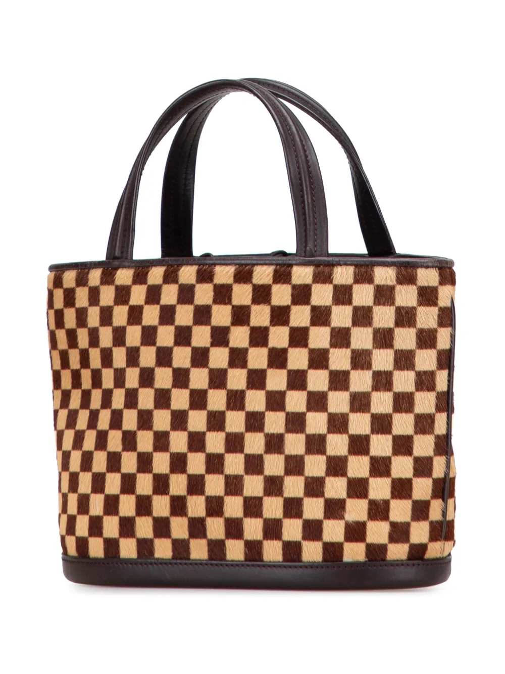 Pre-owned Louis Vuitton 2000 Damier Sauvage Impala Handbag In Brown