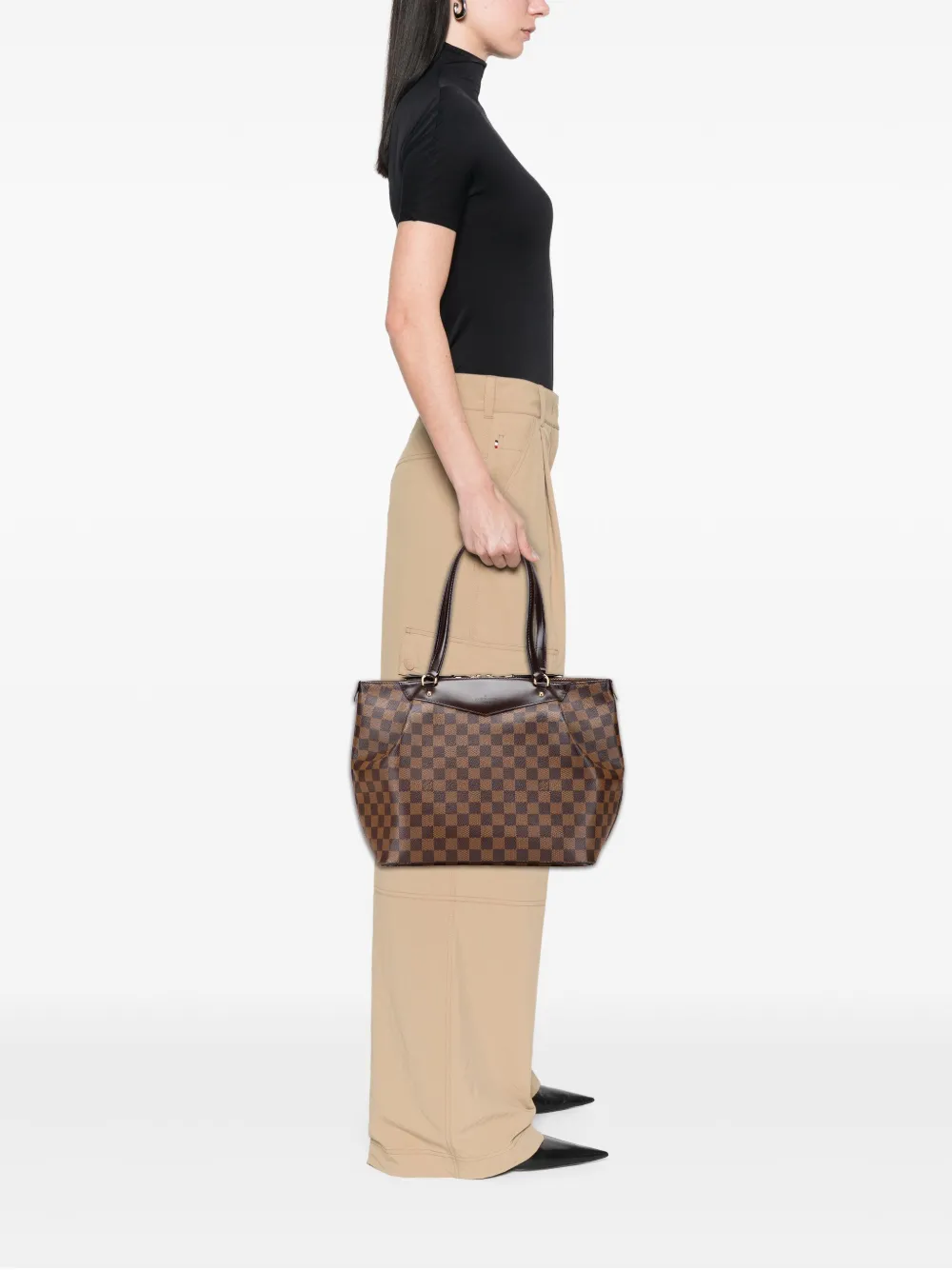 Louis Vuitton Pre-Owned 2012 Damier Ebene Westminster GM shoulder bag | Pre-Owned | Image 2