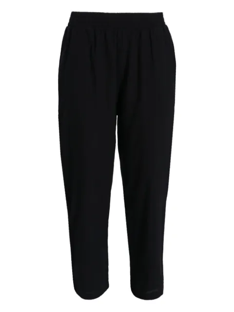 Devotion elasticated-waistband cotton trousers