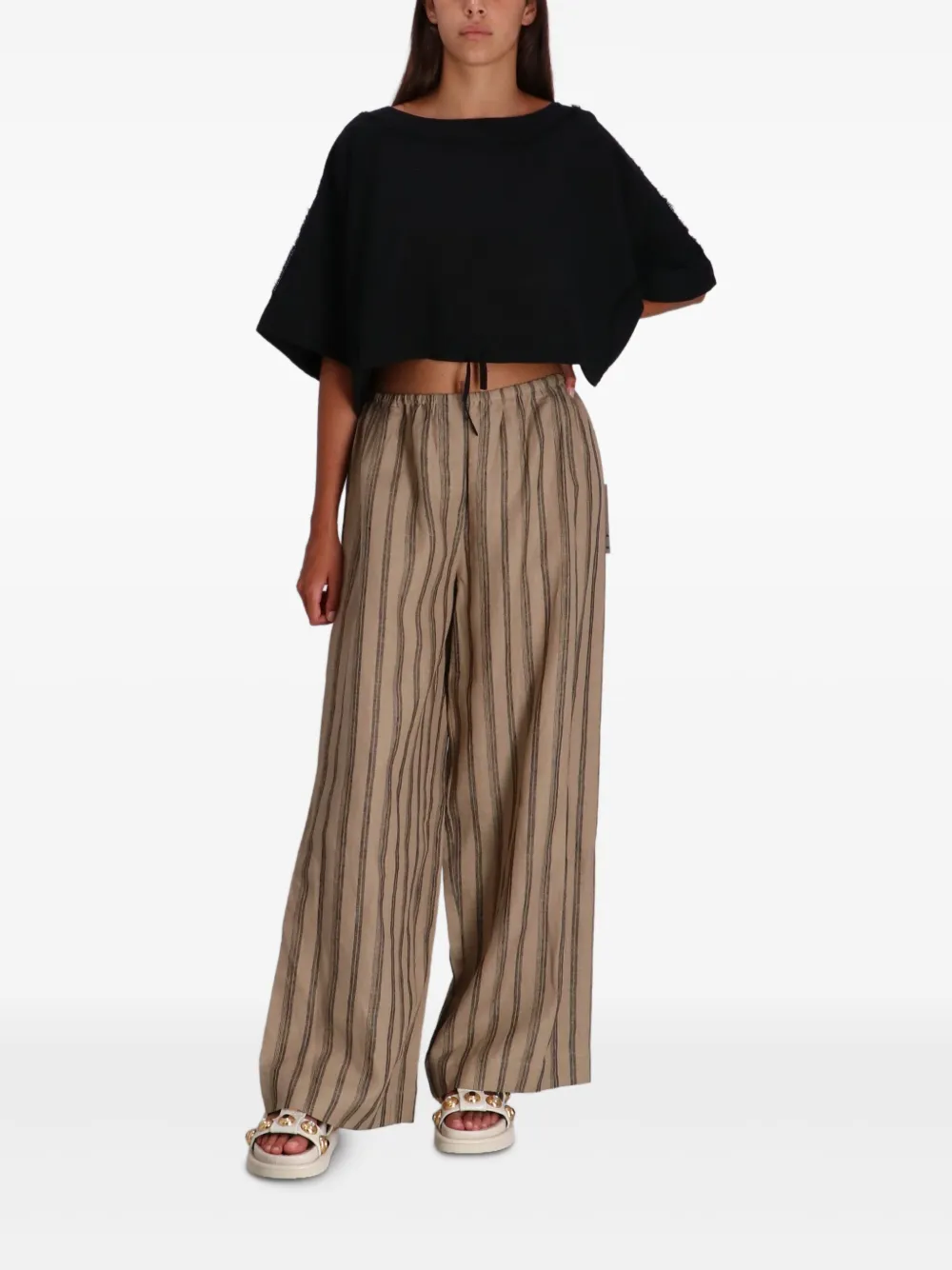 Devotion Kaliopi frayed-edge cotton top | T-Shirts & Jersey Shirts | Image 2