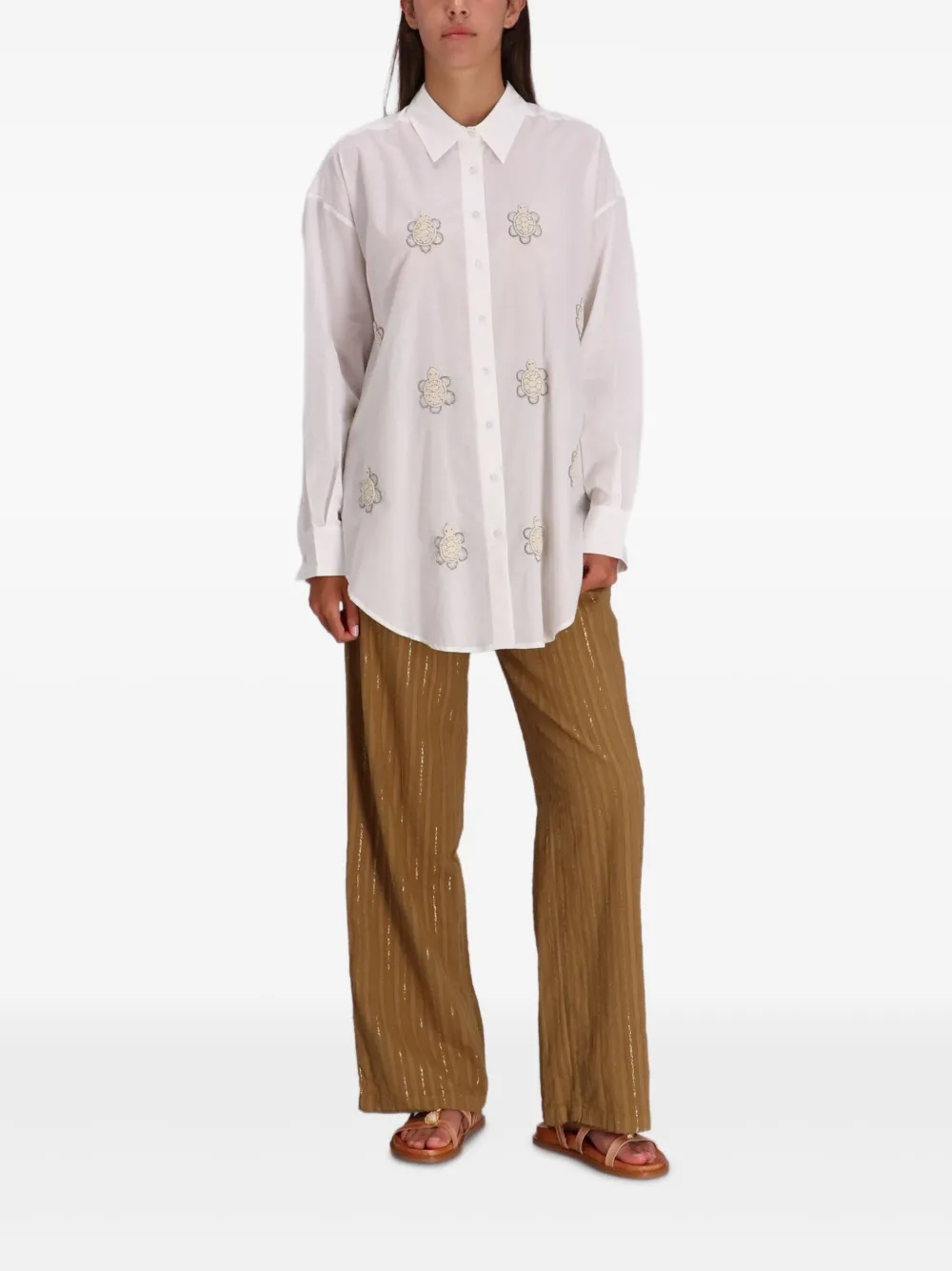 Benaras By Citrus turtle-detail shirt | Shirts | Image 2