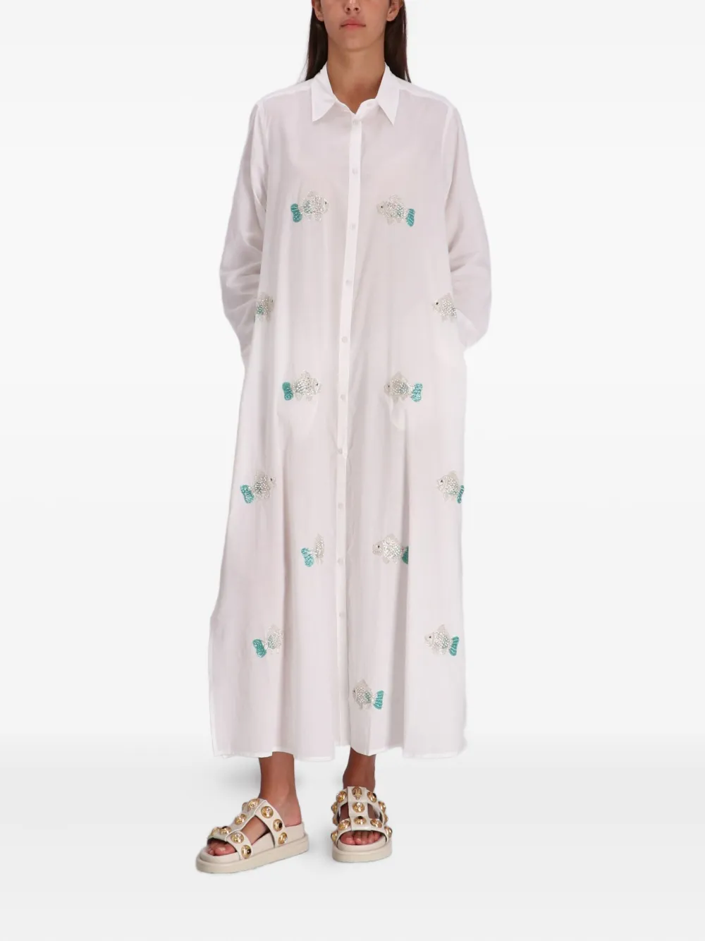 Benaras By Citrus robe brodée | Robes de jour | Image 2