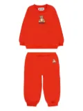 Moschino Kids teddy-print tracksuit - Red