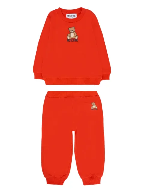 Moschino Kids traje deportivo con motivo Teddy