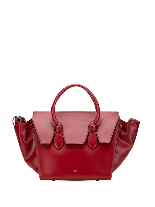 Celine Pre-Owned 2014 スモール レザー タイ トートバッグ | レッド 