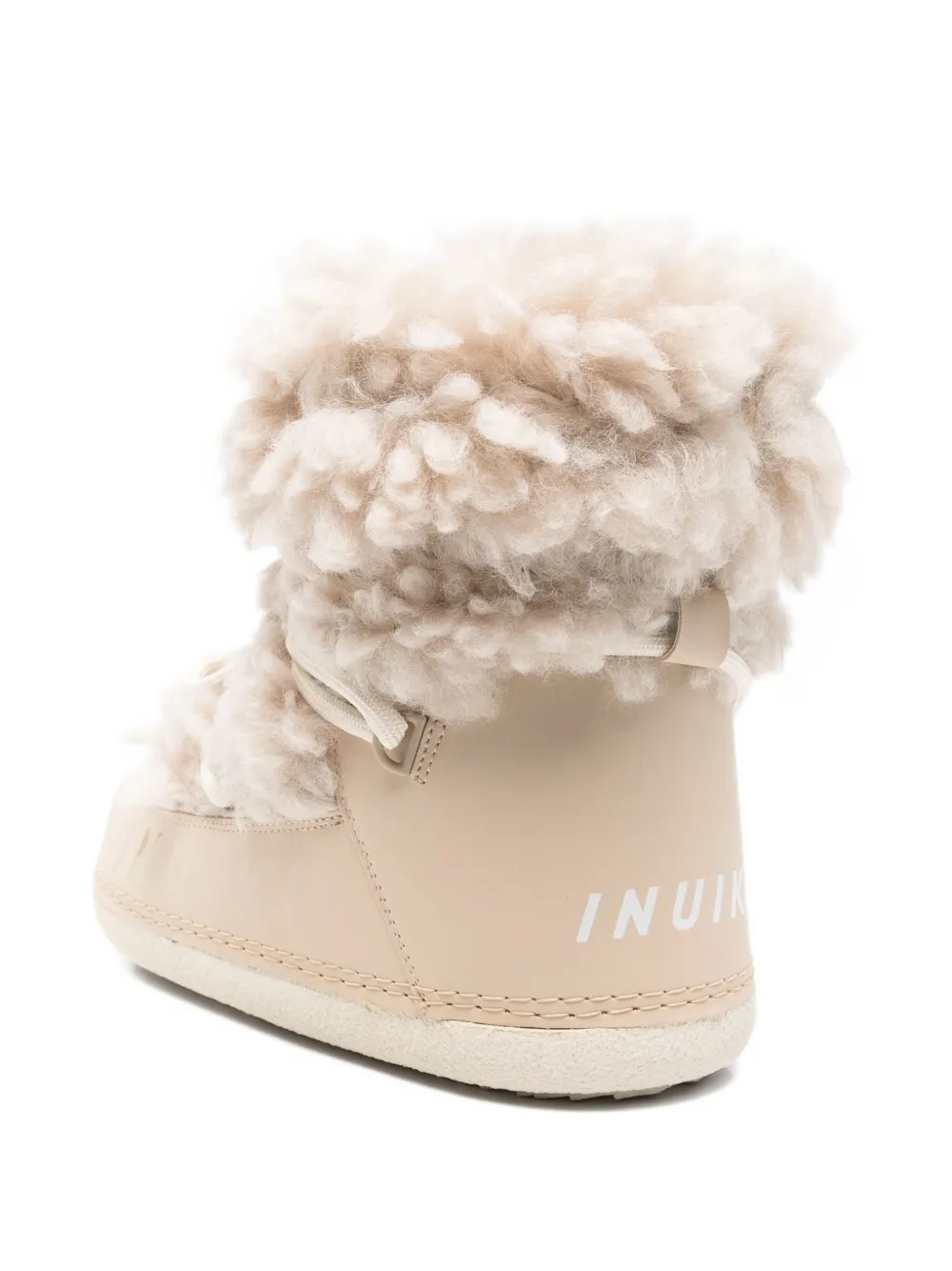 Inuikii Mountain Teddy Lace-up Boots In Neutral