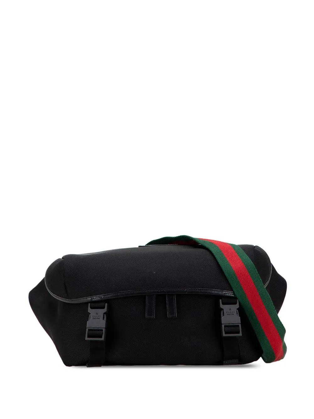 Gucci Pre-Owned 2000-2015 Techno Canvas Web belt bag - ブラック Gucci Pre-Owned 2000-2015 Techno Canvas Web belt bag - ブラック
