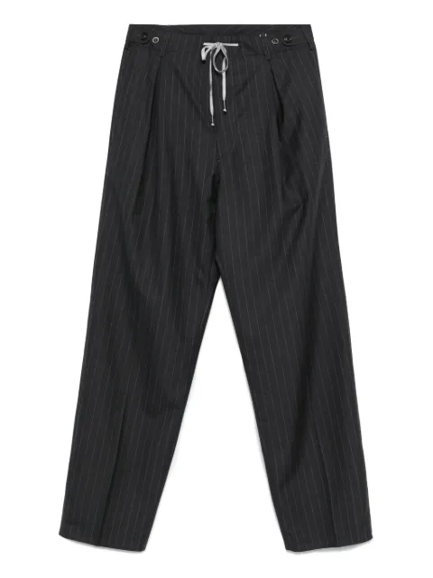 Maison Margiela pinstripe drawstring trousers