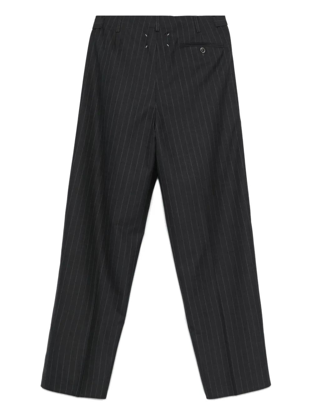 Maison Margiela pinstripe drawstring trousers | Slacks | Image 2