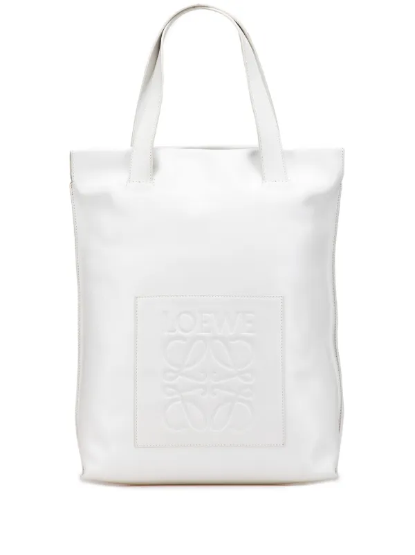 Loewe Pre-Owned 2014 アナグラム レザー ショッパー トート