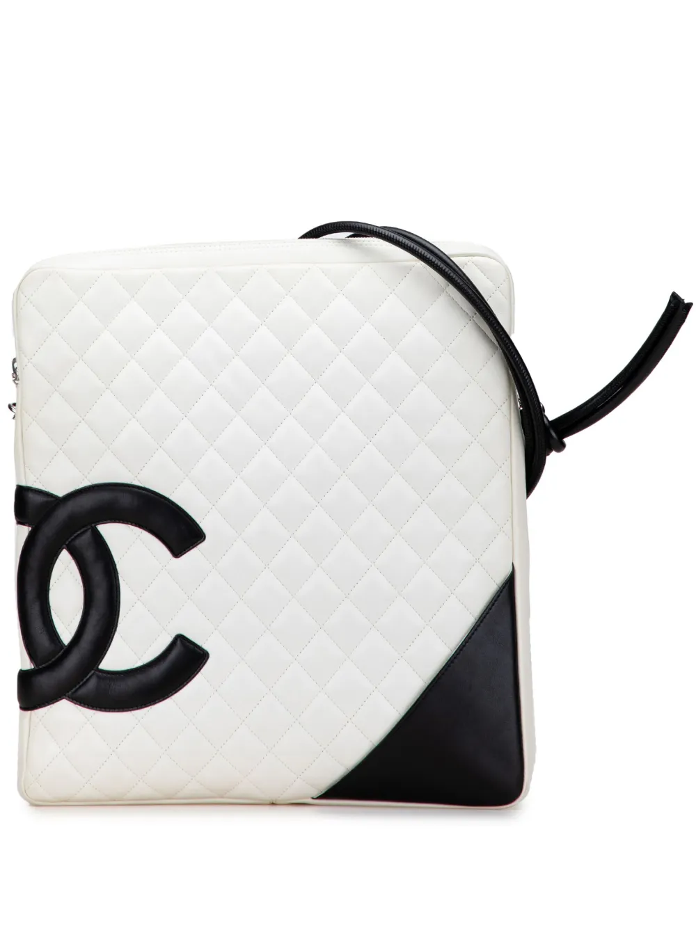 CHANEL Pre-Owned 2004-2005 Maxi Lambskin Cambon Ligne crossbody bag - CHANEL Pre-Owned 2004-2005 Maxi Lambskin Cambon Ligne crossbody bag -