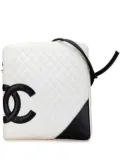 CHANEL Pre-Owned 2004-2005 Maxi Lambskin Cambon Ligne crossbody bag - Black