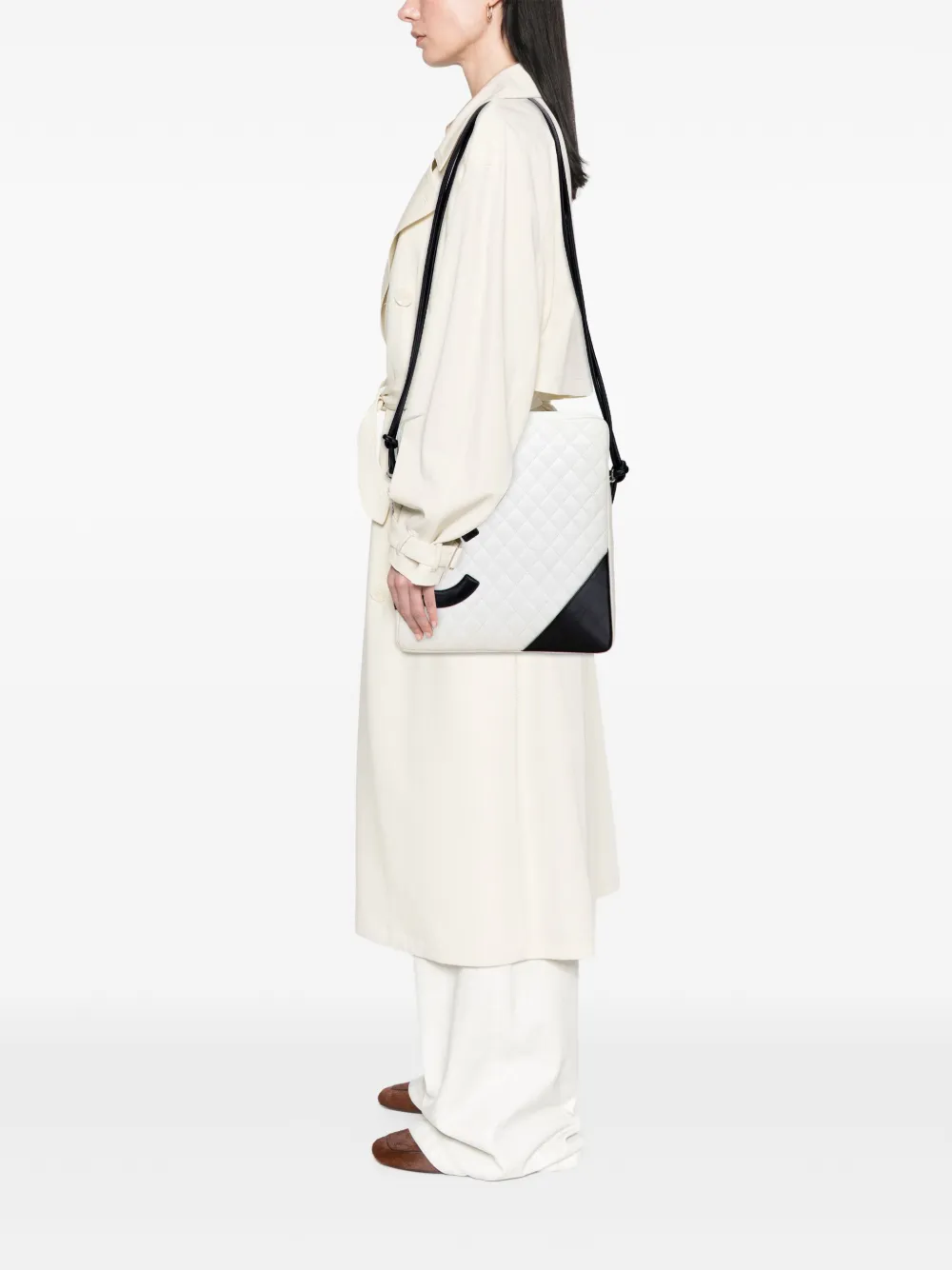 CHANEL Pre-Owned 2004-2005 Maxi Lambskin Cambon Ligne crossbody bag | Pre-Owned | Image 2
